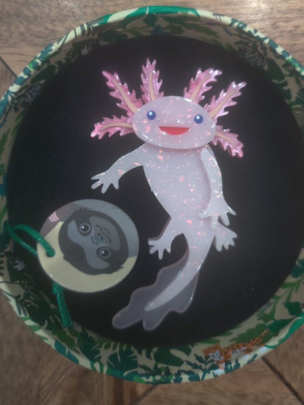 Erstwilder Axoloti brooch New